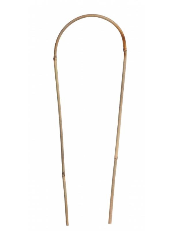 Bamboestok gebogen H80 cm 8-10mm naturel