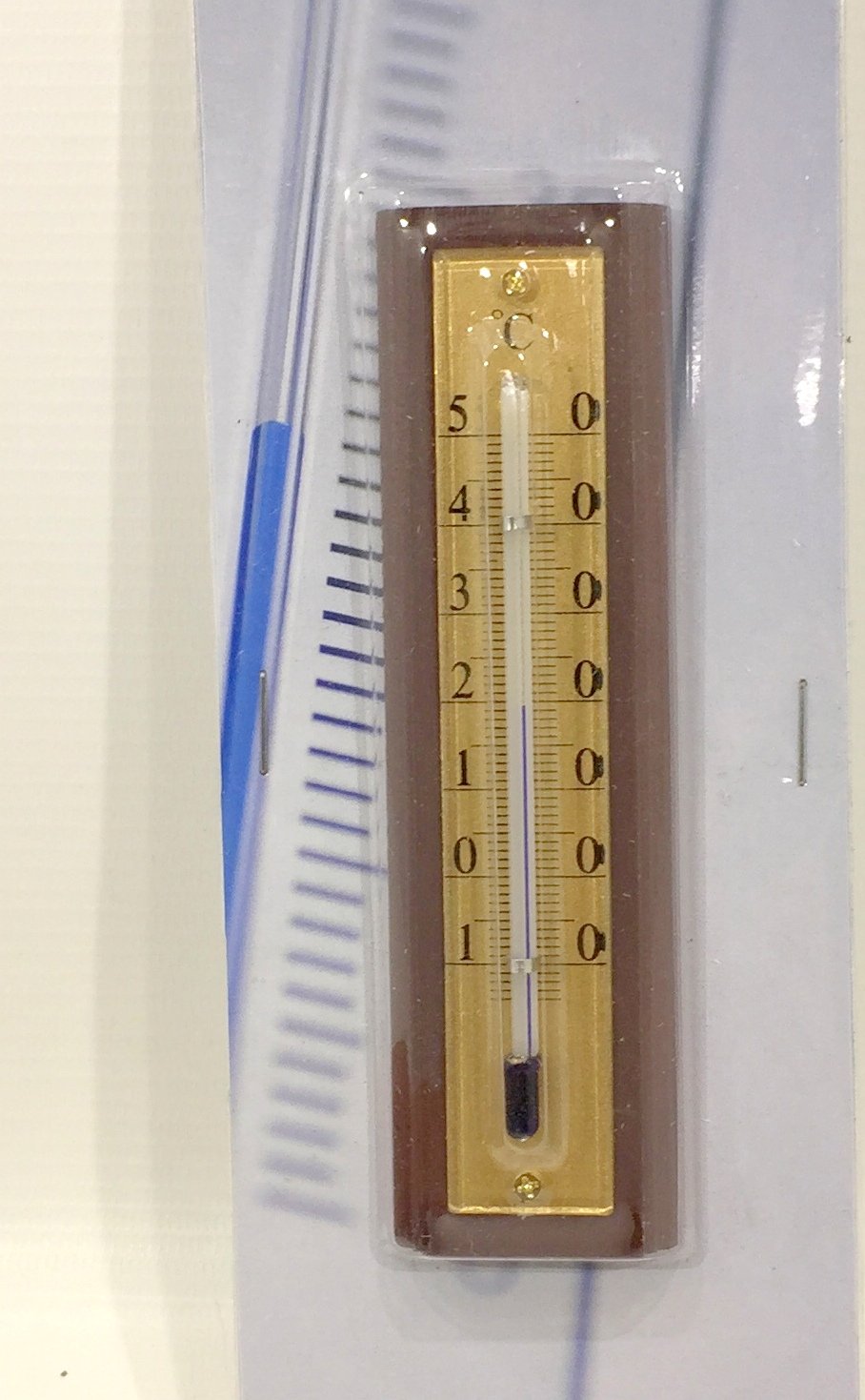 Wall thermometer 12.5 x 3.5 x 1.5cm